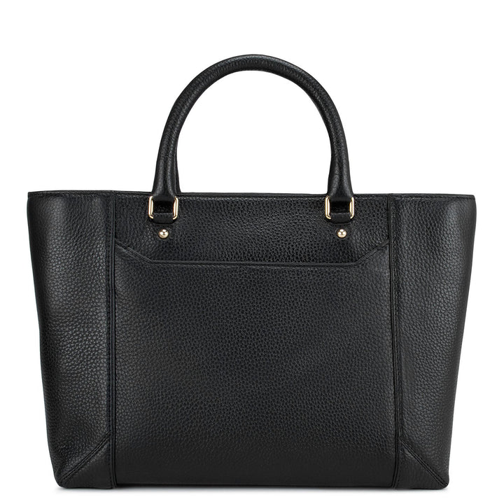 Black Wax Tote Bag