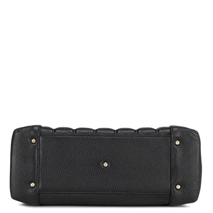 Black Wax Tote Bag