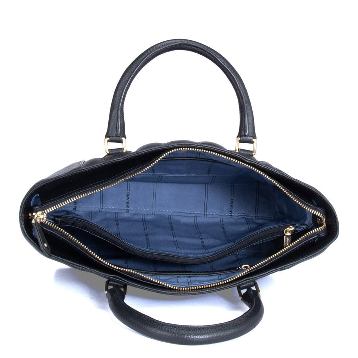 Black Wax Tote Bag