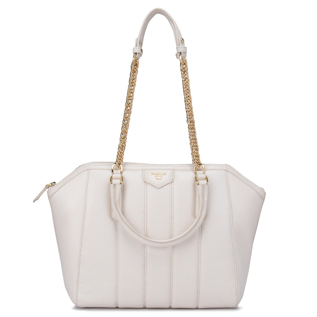 White Wax Tote Bag