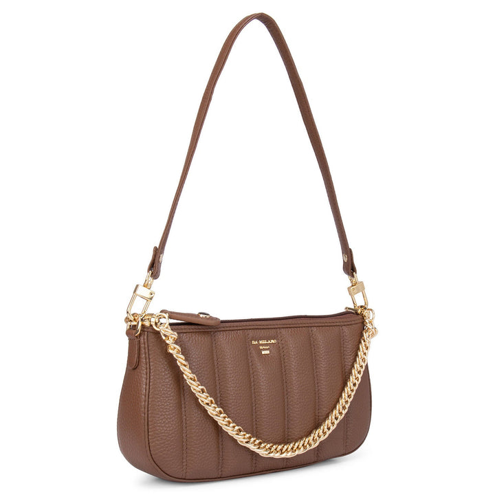 Cognac Wax Sling Bag