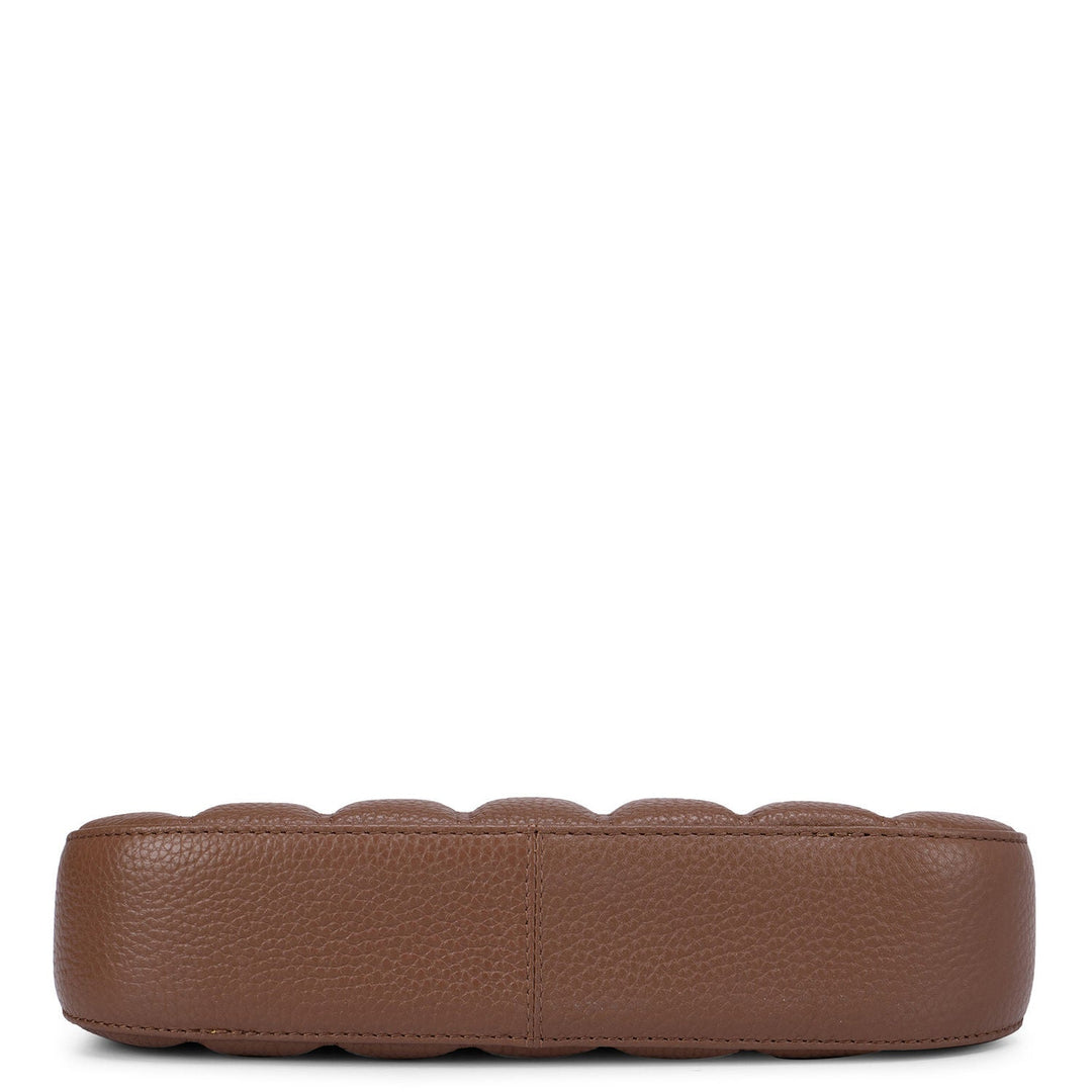 Cognac Wax Sling Bag