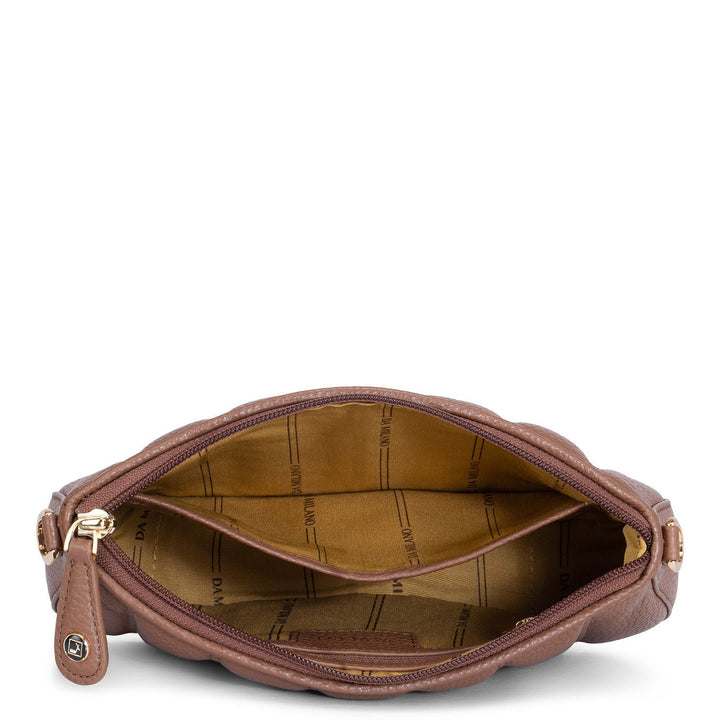 Cognac Wax Sling Bag