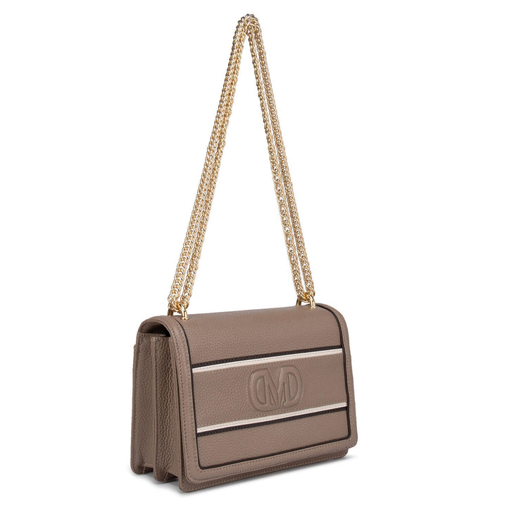 Brown Wax Sling Bag