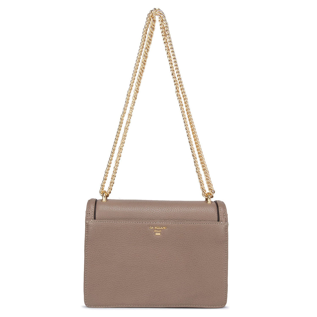 Brown Wax Sling Bag