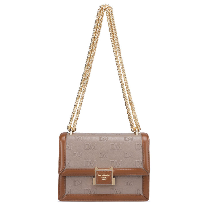 Taupe DM Shoulder Bag