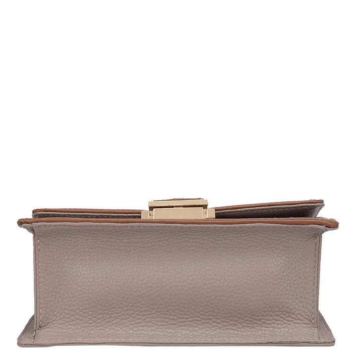 Taupe DM Shoulder Bag