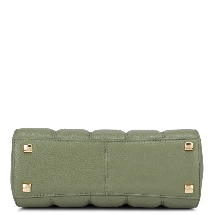 Green Wax Tote Bag