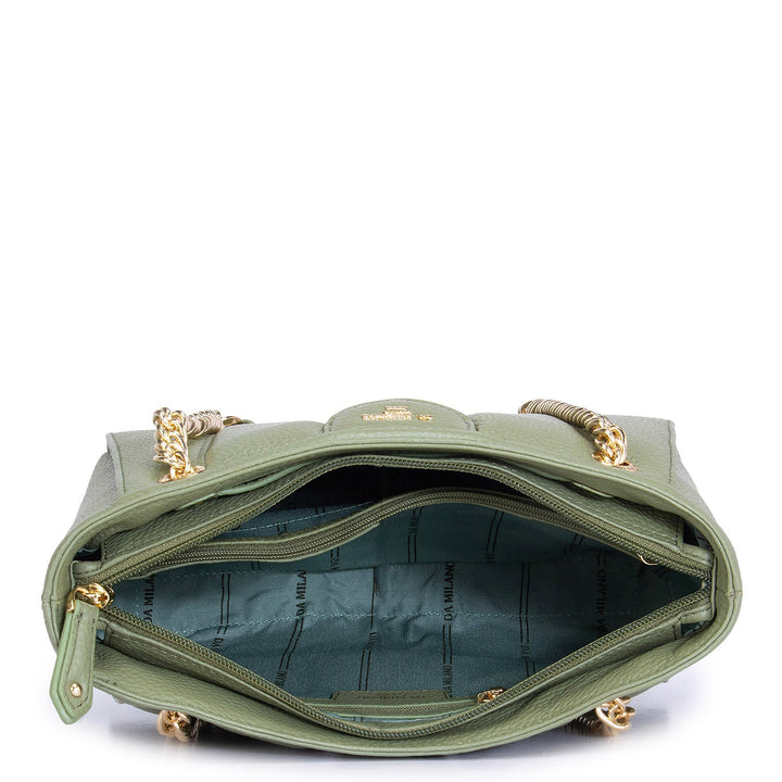 Green Wax Tote Bag