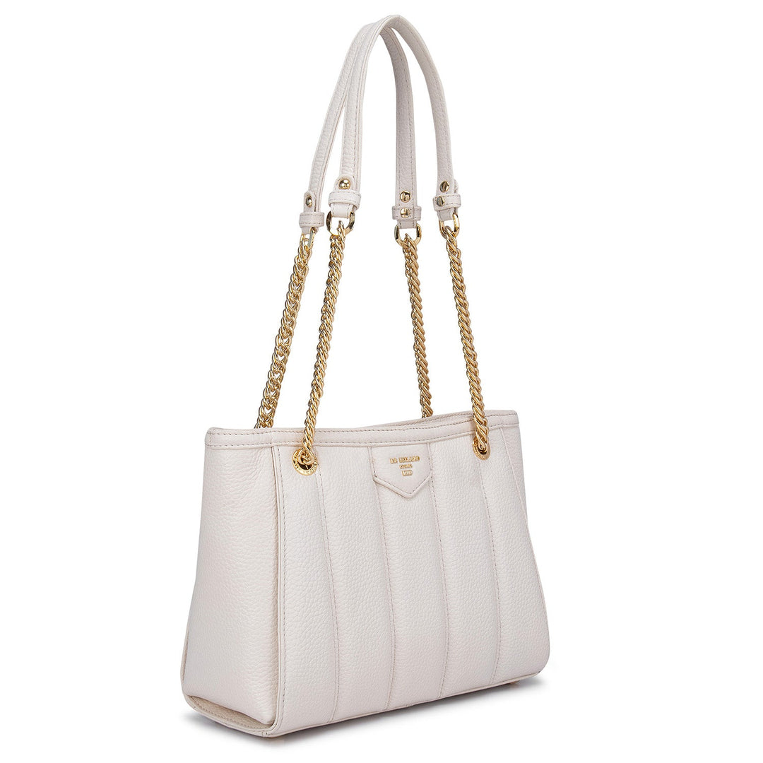 White Wax Tote Bag