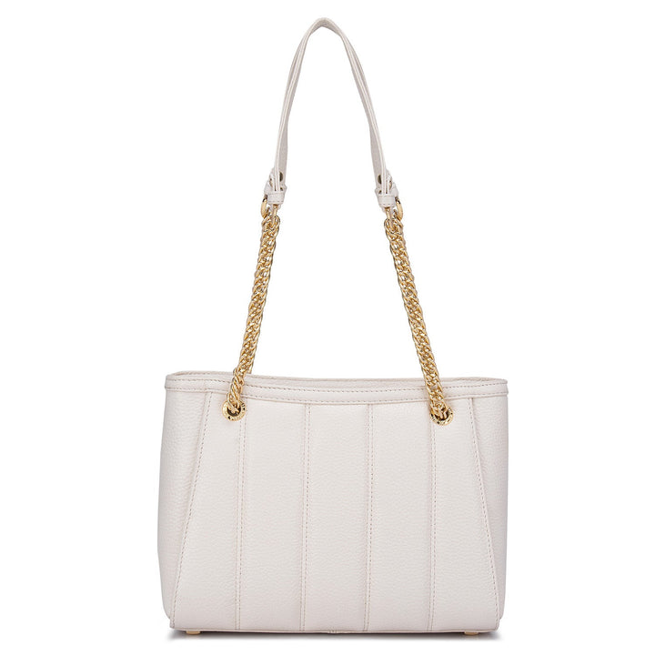 White Wax Tote Bag