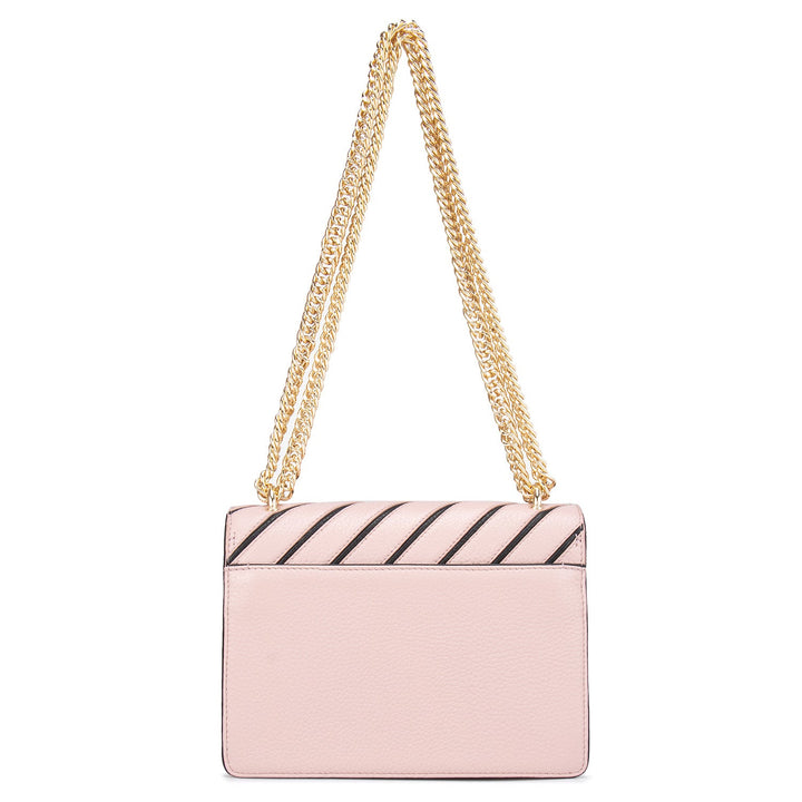 Pink Wax Sling Bag
