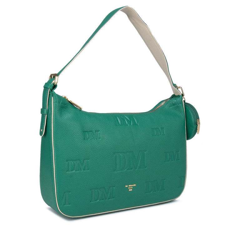 Green Wax Sling Bag