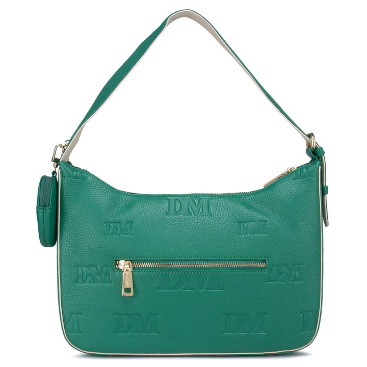 Green Wax Sling Bag