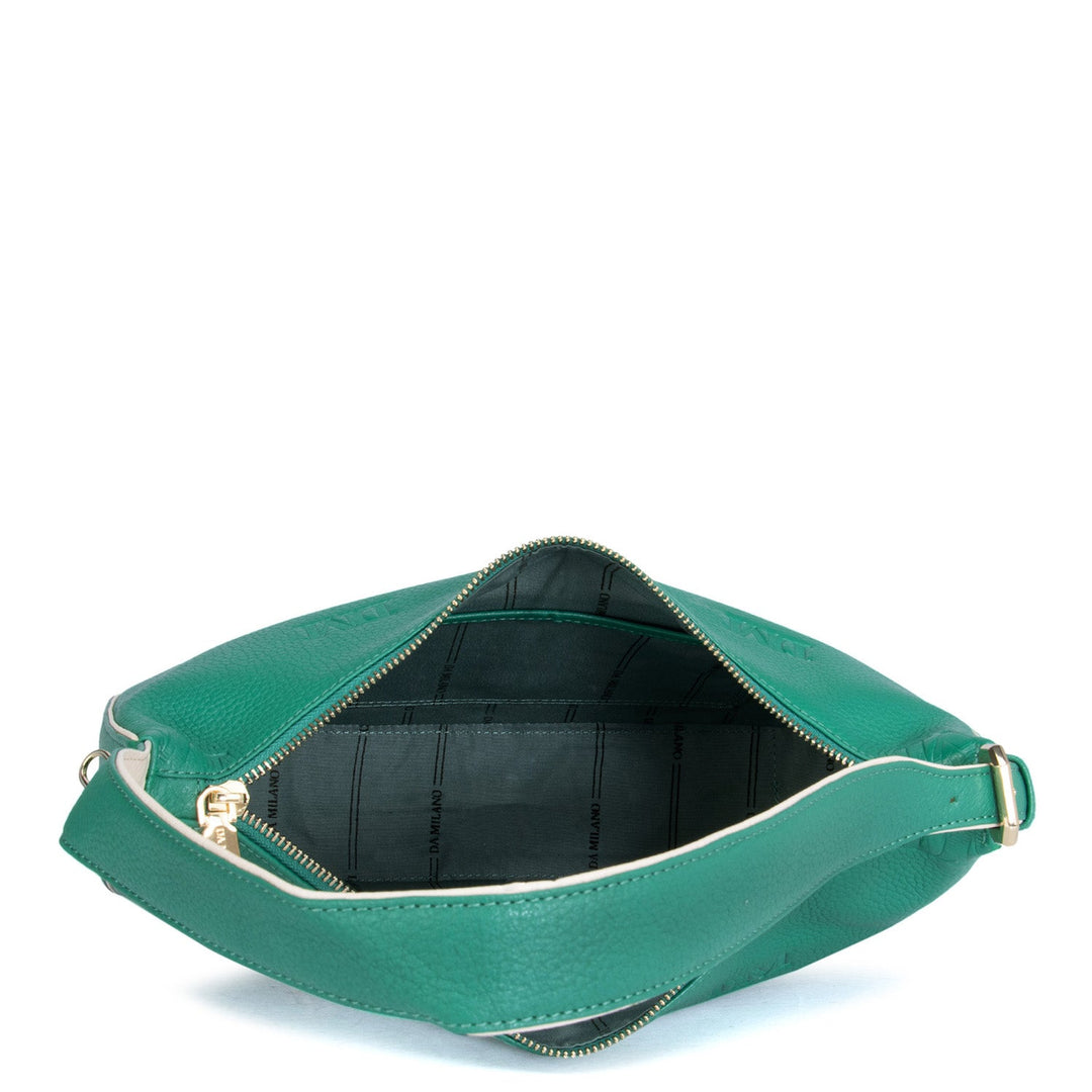 Green Wax Sling Bag