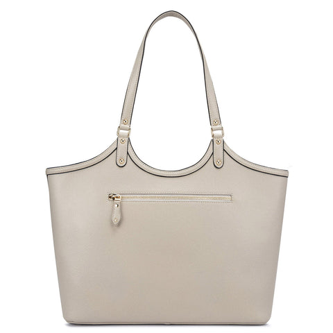 Large Franzy Leather Tote - Lamb