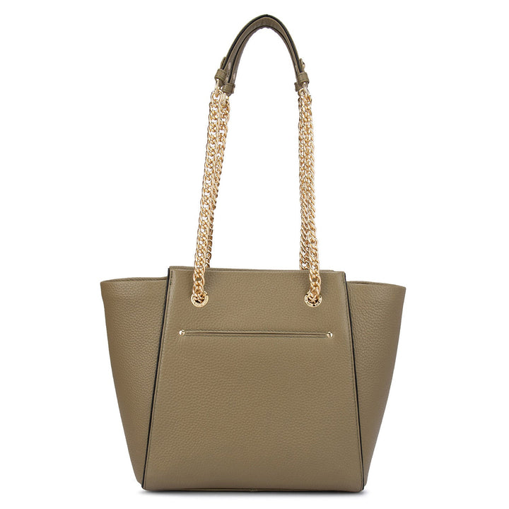 Green Wax Tote Bag