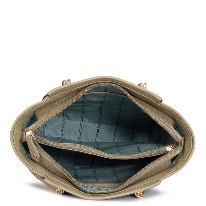 Green Wax Tote Bag