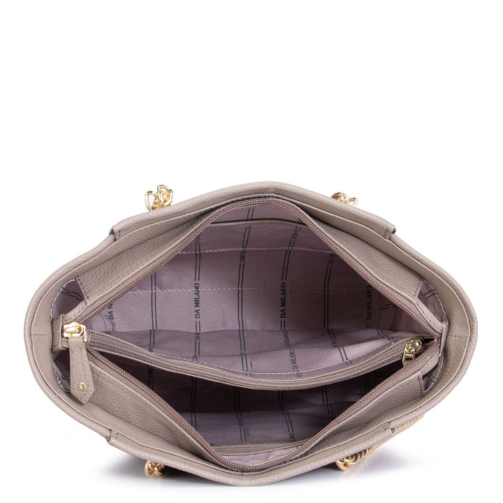 Brown Wax Tote Bag