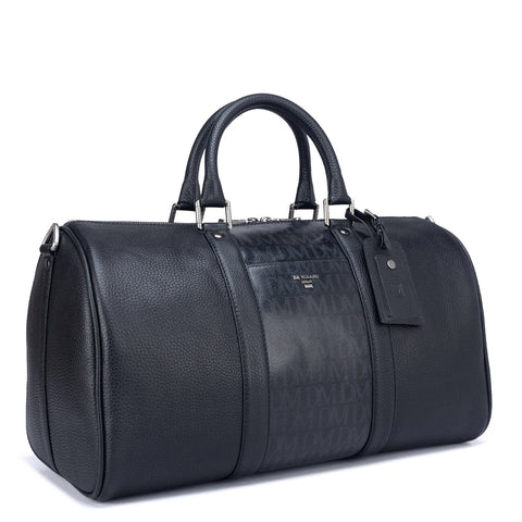 Monogram Wax Leather Luggage - Black