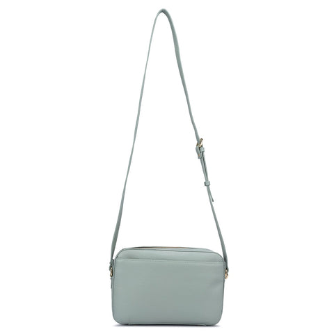 Small Franzy Leather Sling - Jade