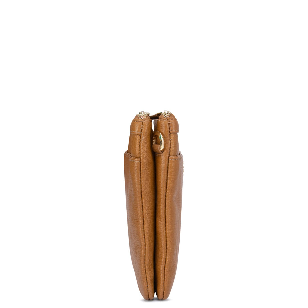 Small Wax Leather Sling - Tan