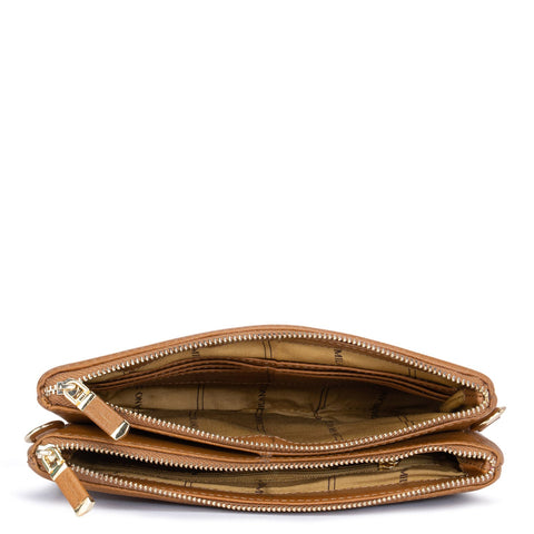 Small Wax Leather Sling - Tan
