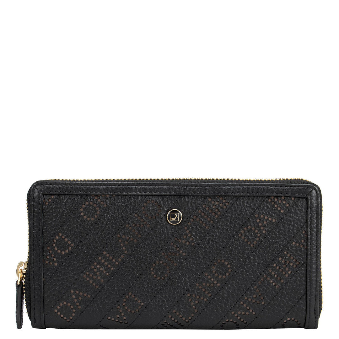 Black Wax Ladies Wallet