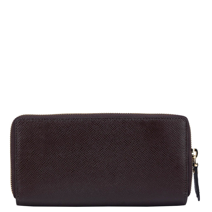 Franzy Leather Ladies Wallet - Chocolate