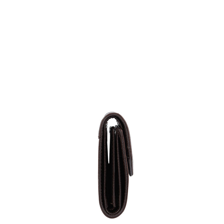 Brown Croco Effect Ladies Wallet