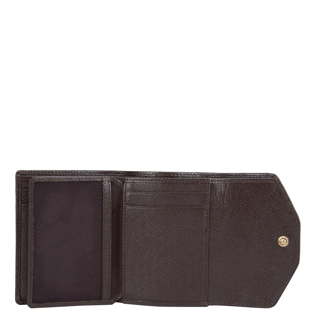 Brown Croco Effect Ladies Wallet