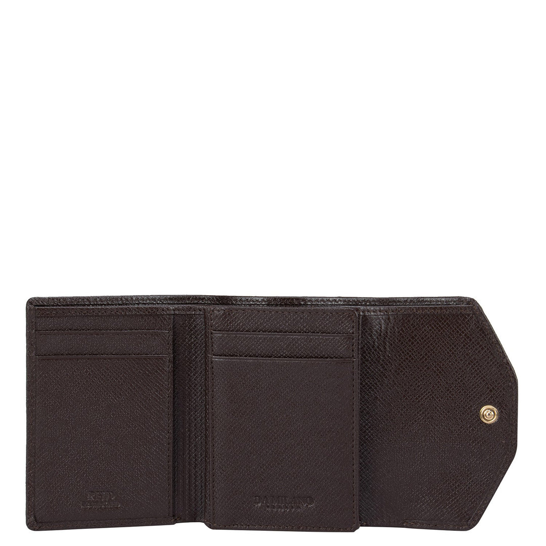 Brown Croco Effect Ladies Wallet