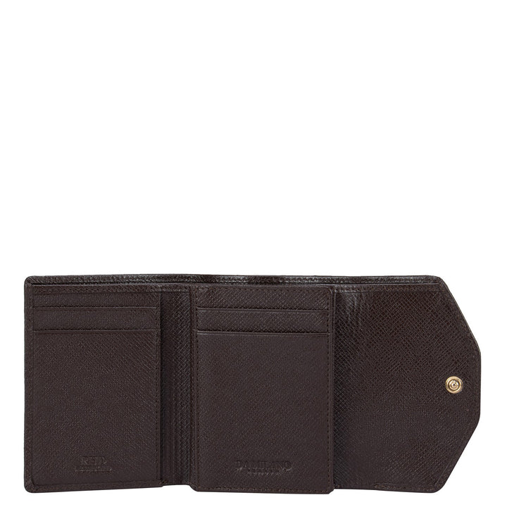 Brown Croco Effect Ladies Wallet