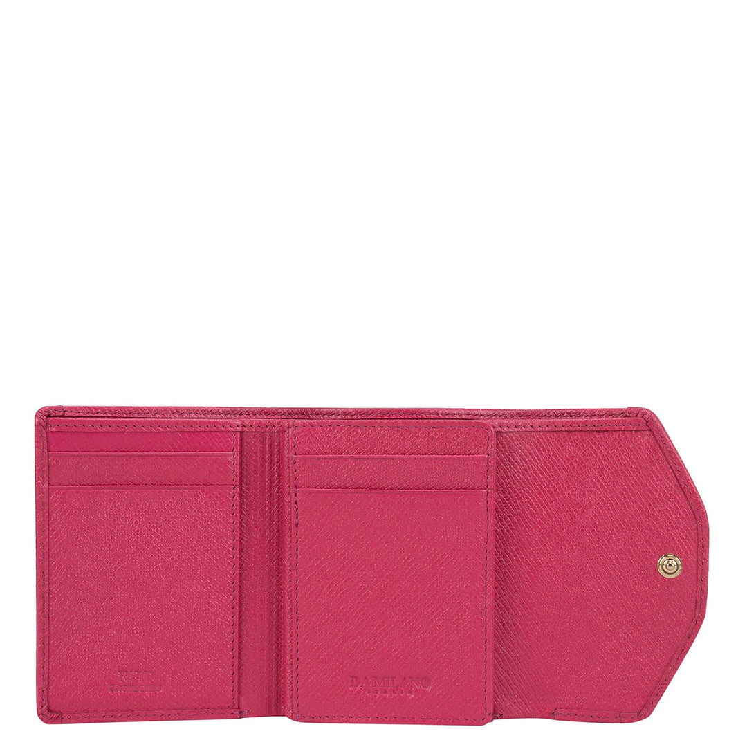 Pink Croco Effect Ladies Wallet
