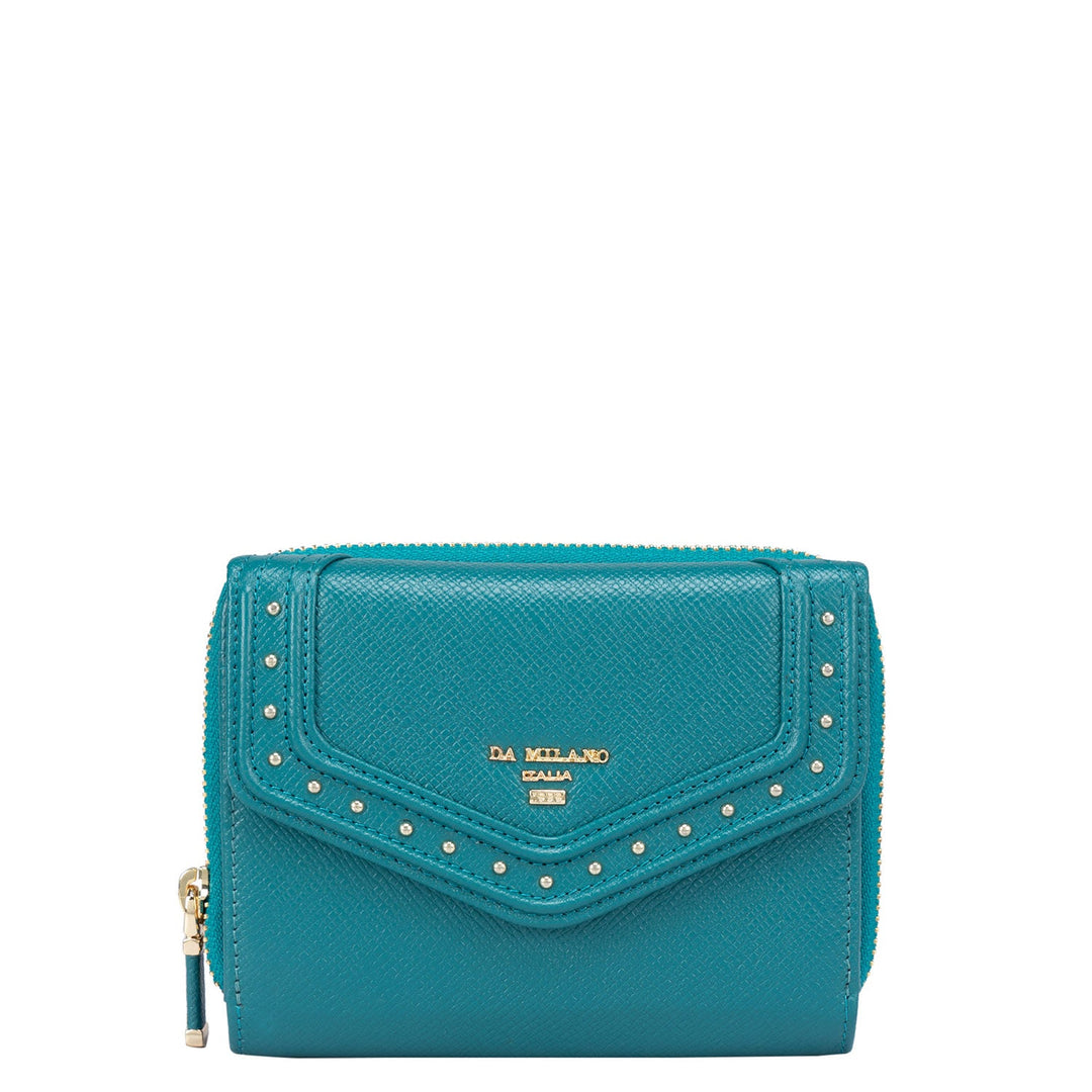 Franzy Leather Ladies Wallet - Teal