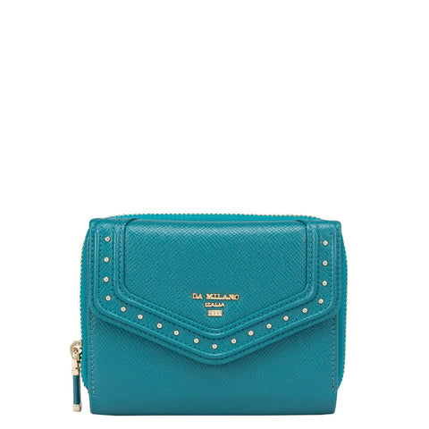 Franzy Leather Ladies Wallet - Teal