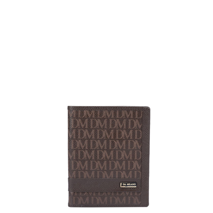 Monogram Leather Ladies Wallet - Oak