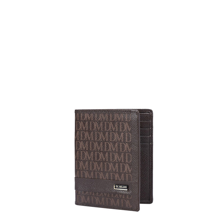 Monogram Leather Ladies Wallet - Oak