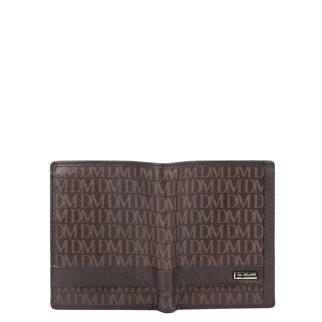 Monogram Leather Ladies Wallet - Oak