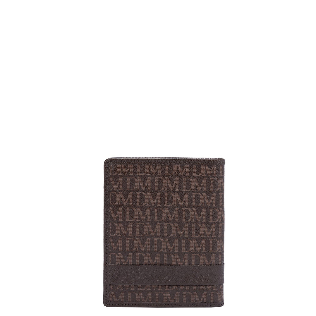 Monogram Leather Ladies Wallet - Oak