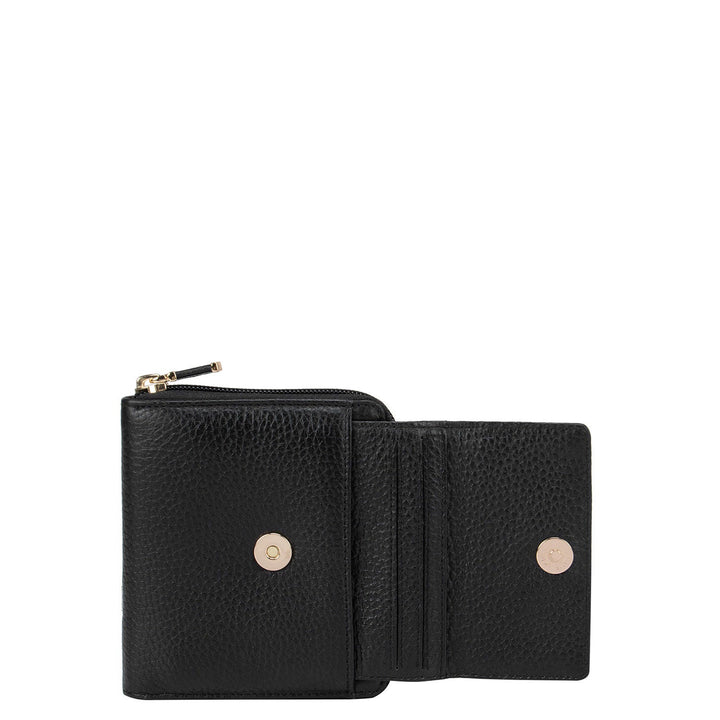 Black Wax Ladies Wallet