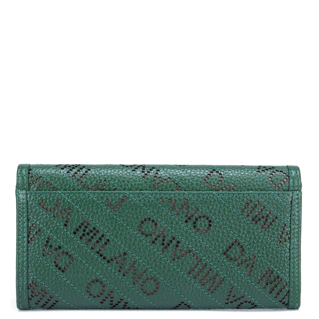 Green Wax Ladies Wallet