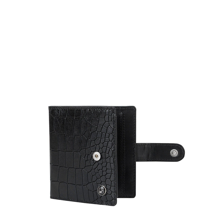 Black Croco Effect Money Clip