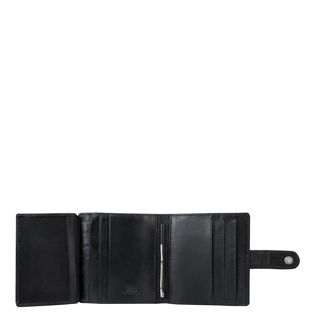 Black Croco Effect Money Clip