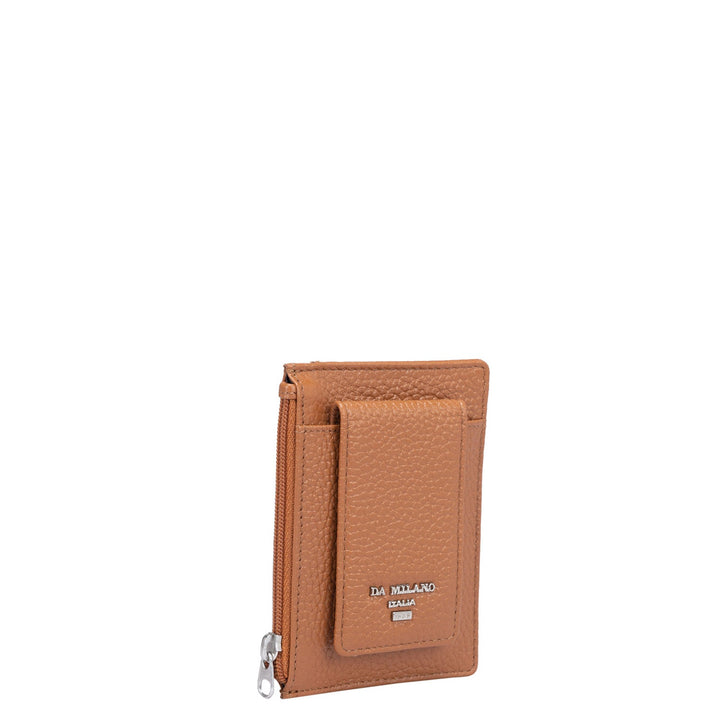 Wax Leather Money Clip - Caramel