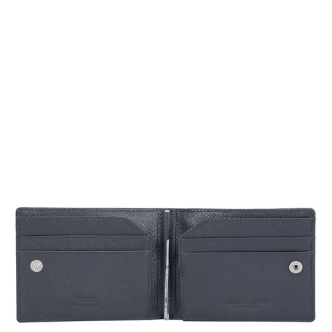 Franzy Leather Money Clip - Grey