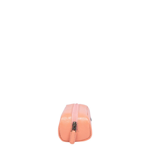 Franzy Leather Multi Pouch - Salmon