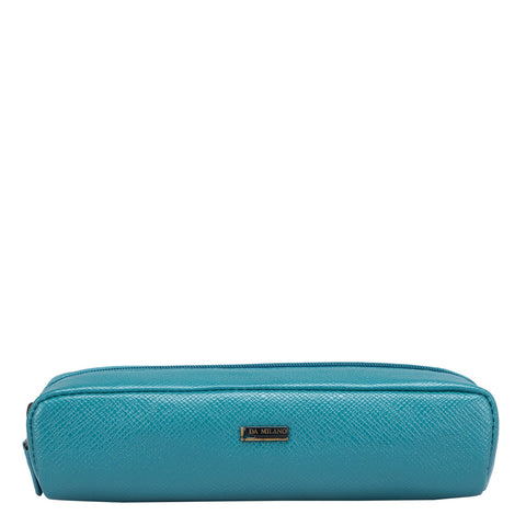 Franzy Leather Multi Pouch - Teal