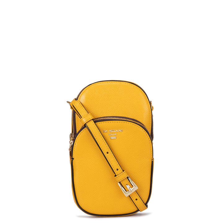 Franzy Leather Cross Body - Mango