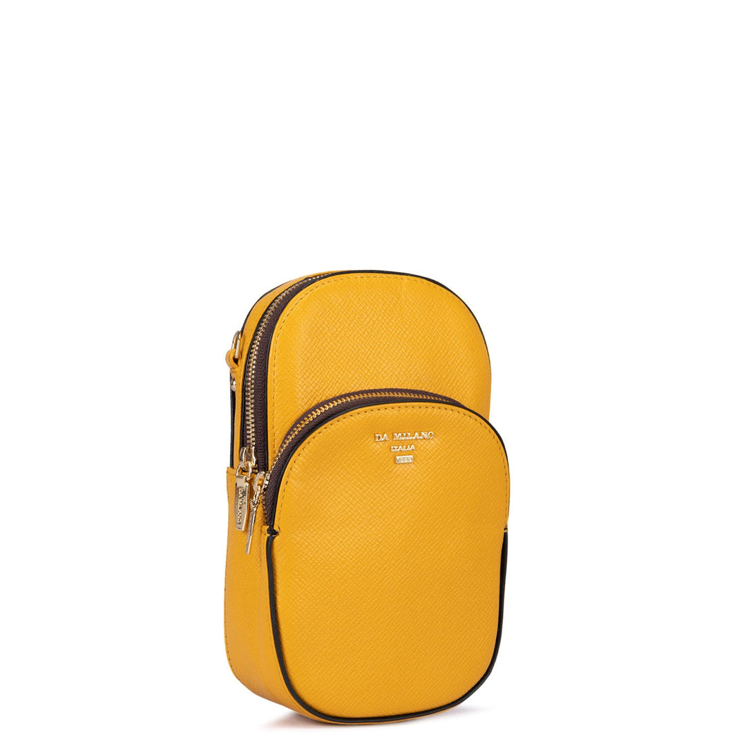 Franzy Leather Cross Body - Mango